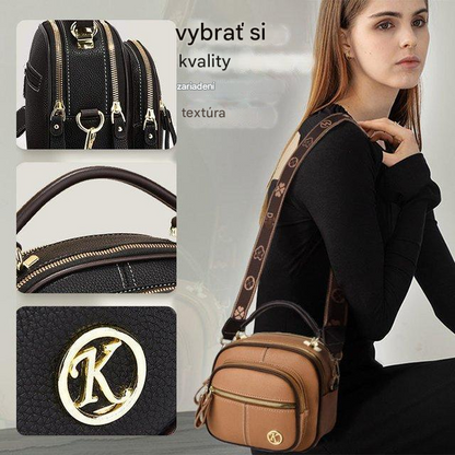 💟【SLEVA 50 %】👜2025 Nová malá čtvercová velkokapacitní přenosná taška/taška na messenger