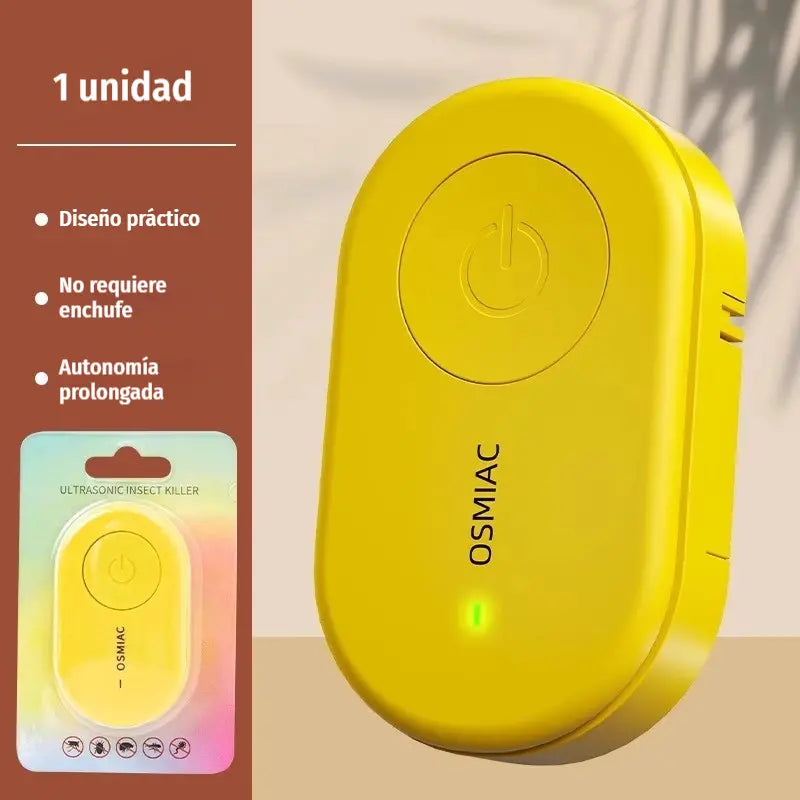 🐦 Repelente de pájaros ultrasónico portátil | Ahuyentador automático para palomas, ideal para balcones, jardines y exteriores