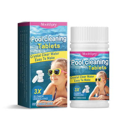 🔥【Compra 1, llévate 1 gratis】🏊‍♀️💧Pastillas limpiadoras para piscinas para un agua clara y transparente.
