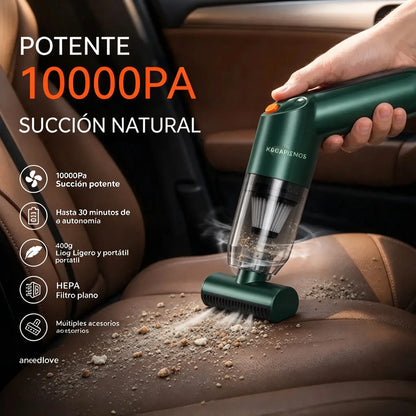 🚗✨ Potente aspiradora inalámbrica para coche – Compacta, sin cables y potente