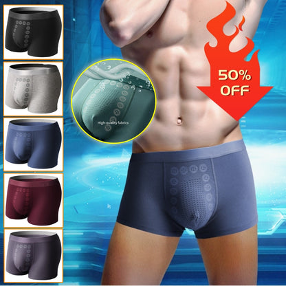👍🩲【Conjunto de calzoncillos bóxer de tres piezas transpirables y antibacterianos para hombre】