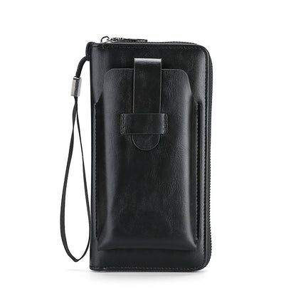 💼【Kupte jednu, druhou dostanete zdarma】Nová peněženka s více sloty na karty, multifunkční brašna na telefon 2 v 1 na zip pro muže