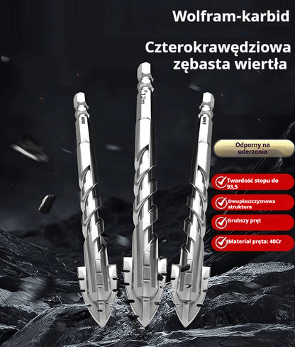 🥇Super twarda piłkowa krawędź tnąca, siódma generacja ekscentrycznego wiertła z węglika wolframu
