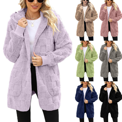 🌸 Nová zimní kolekce❄️ Dámská pohodlná bunda s kostkovaným flísem [S-5XL] ☃️ Sleva 50 %