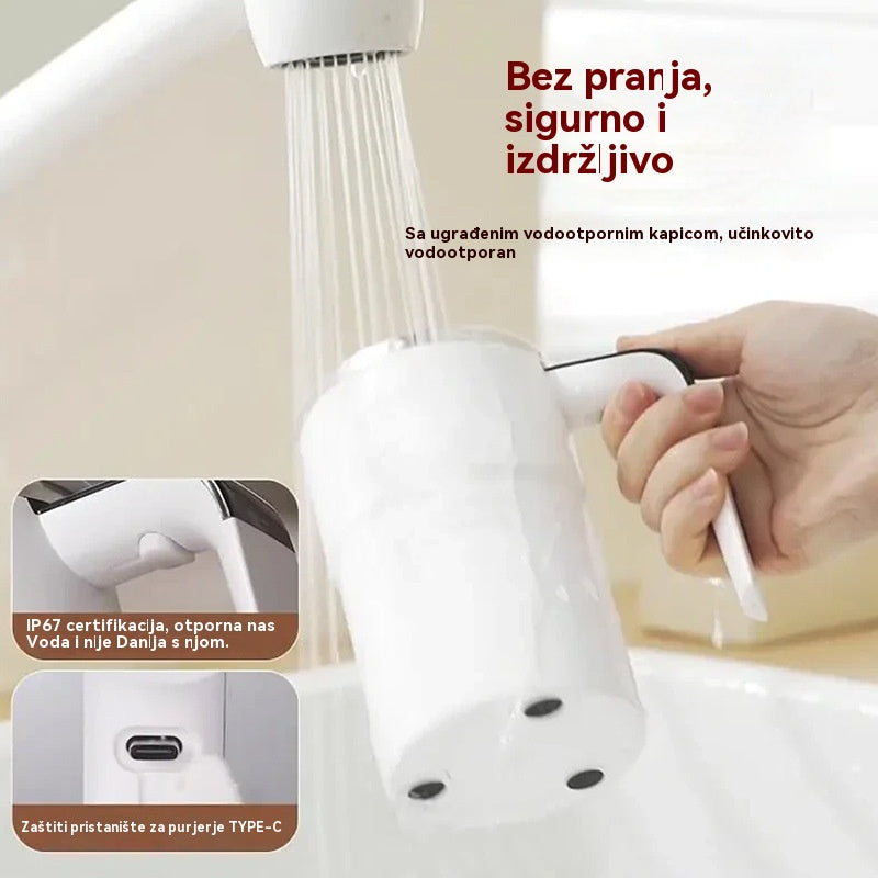 ☕❄️🌡️ Set šalica za kavu s mogućnošću ponovnog punjenja i automatskom magnetskom miješalicom 🔋⚡