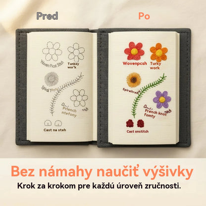 📖💗 Relaxačné DIY remeslá - ukážková kniha šitia pre nadšencov vyšívania z ľanu-(Obsahuje knihu o látkach a krásnu šijaciu súpravu)