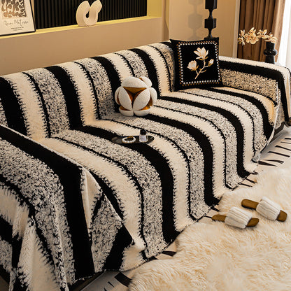 🛋️Speciální vánoční nabídka pro ranní ptáčata:🎉 Měkký a protiskluzový plyšový potah na pohovku🍂【180*150 cm】