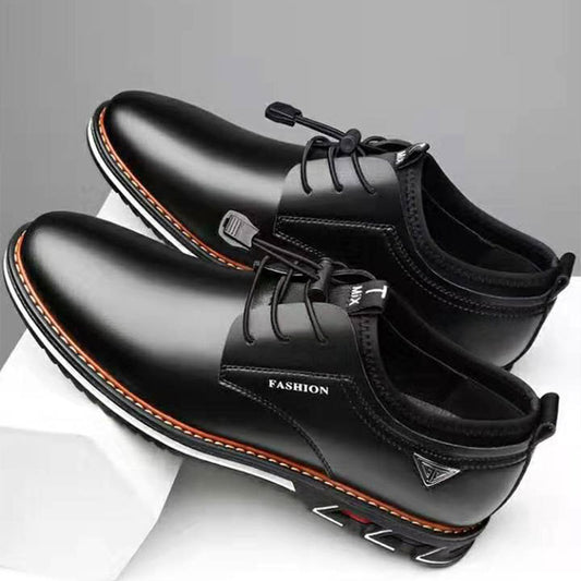 【38-48】Zapatos de piel auténtica de alta calidad para hombres maduros, que transmiten confianza y estilo, con una durabilidad de diez años.
