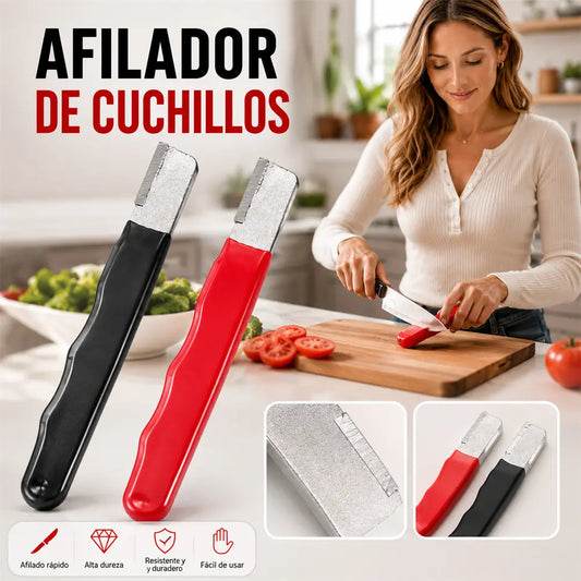 【Compra 1 y llévate 1 gratis】【2 pieza】Afilador de cuchillos portátil y rápido para tijeras de jardín, cuchillos de cocina y raspadores.