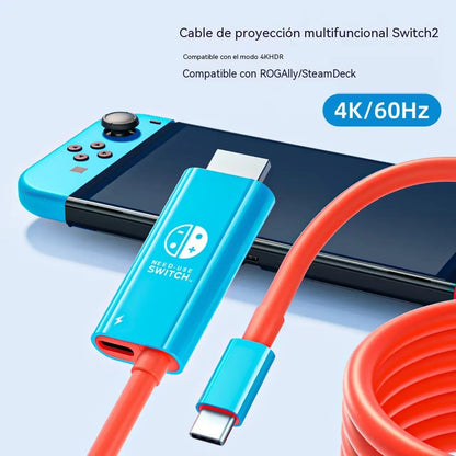 🔥 ¡50% DE DESCUENTO POR TIEMPO LIMITADO! 🔥 Cable adaptador de USB-C a HDMI para Switch