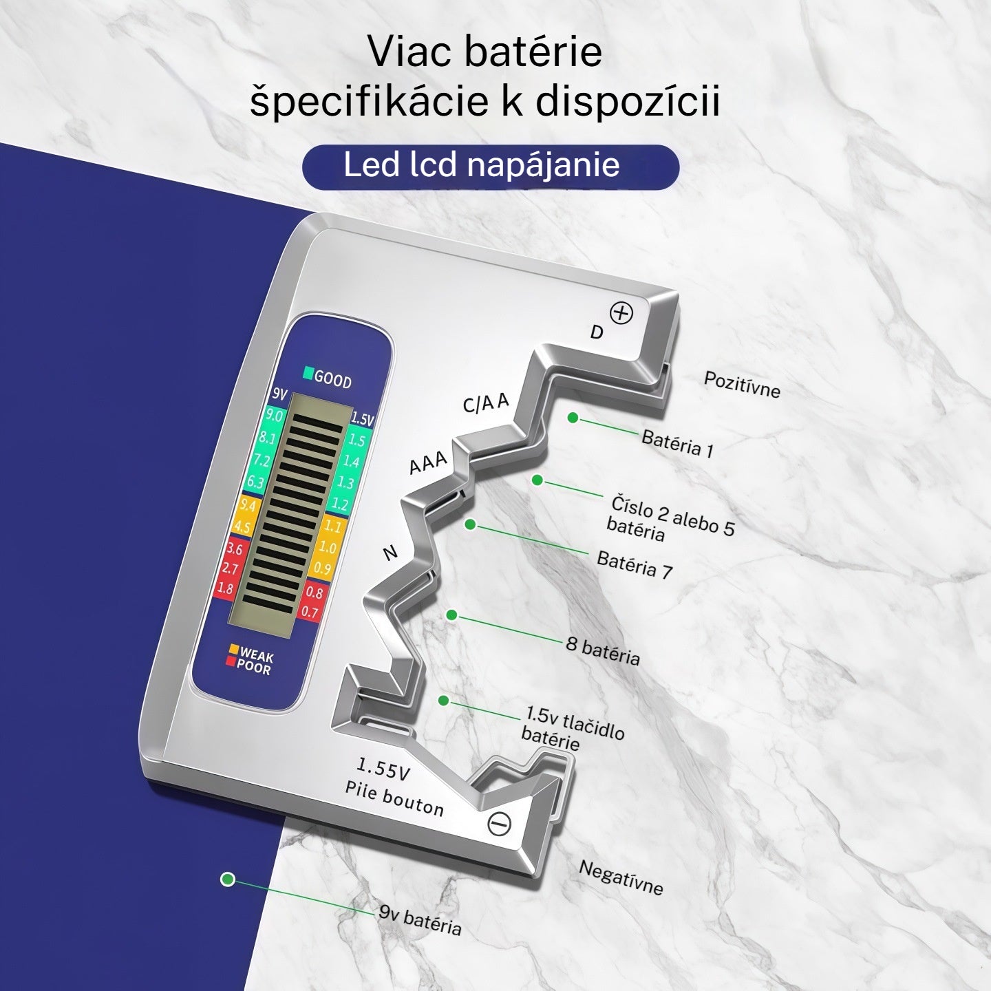 ⚡Testery batérií vám uľahčia život
