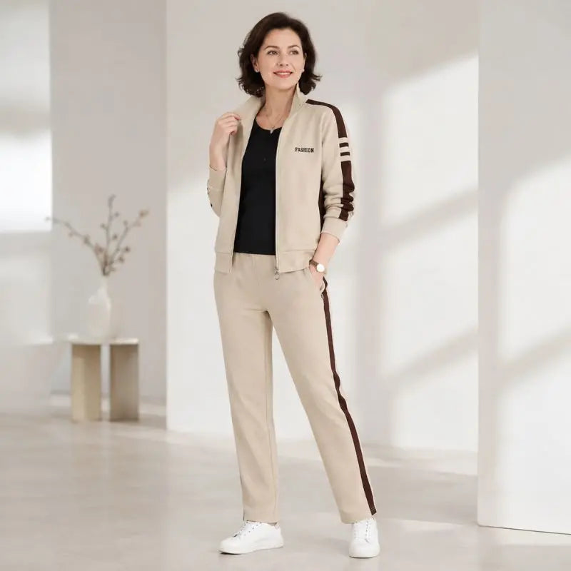 🔥【50% zľava】🔥【M-5XL】【Bunda + nohavice】😍 Nová jesenná sada ležérneho športového oblečenia, plus size