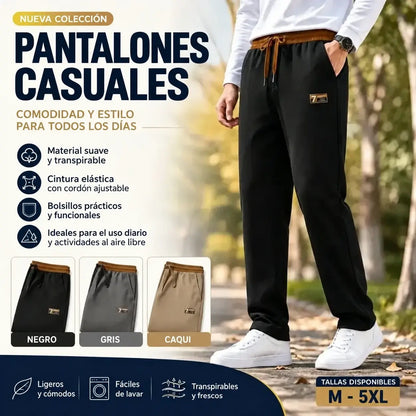 🔥🔥【Oferta especial】Pantalones casuales para hombre, cómodos y de buena calidad