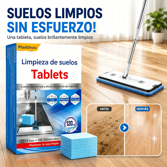 💦🏡【120 toallitas】Toallitas limpiadoras de suelos solubles en agua