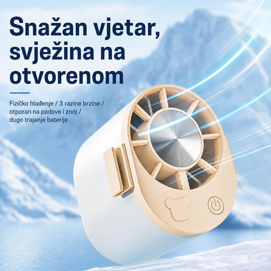 🔥【Kupite 1 i dobijte 1 gratis】🌀 Mini ventilator velike brzine koji se može pričvrstiti za struk.