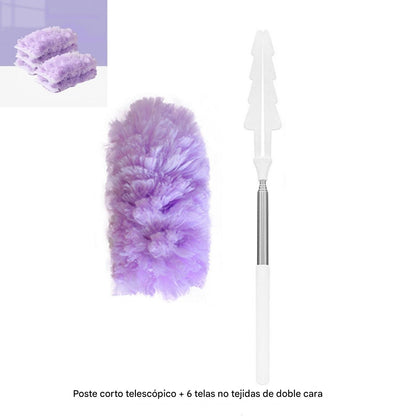🔥Compra 1 y llévate 6 gratis🔥Herramienta multifuncional para limpieza y eliminación de polvo con varilla telescópica👍