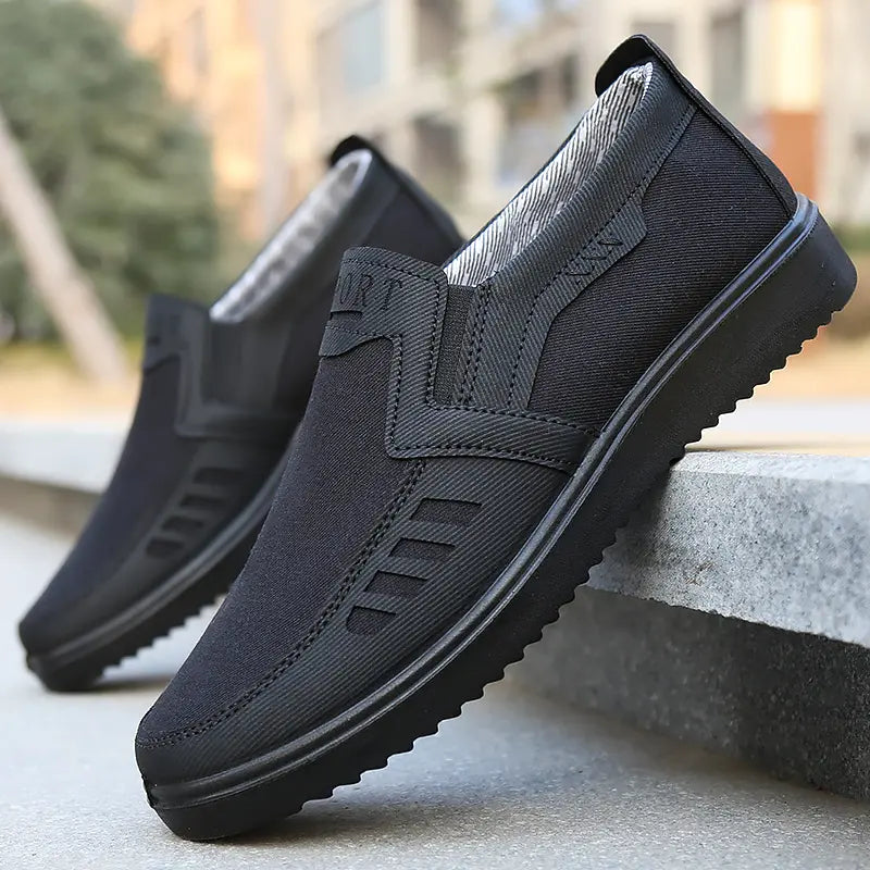 👞【Tallas 39-47】Zapatillas deportivas para hombre 2026, transpirables, planas, informales, cosidas a mano, calidad garantizada.