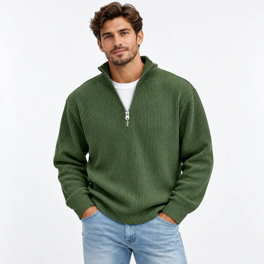 🔥【S-5XL】Nueva sudadera de hombre con cuello alto, otoño/invierno 2026