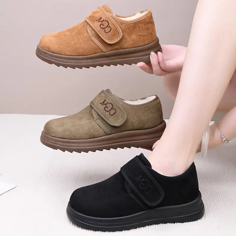 🔥【Tallas 36-41】Botines de invierno para mujer, elegantes y con suelas suaves aptas para la nieve.