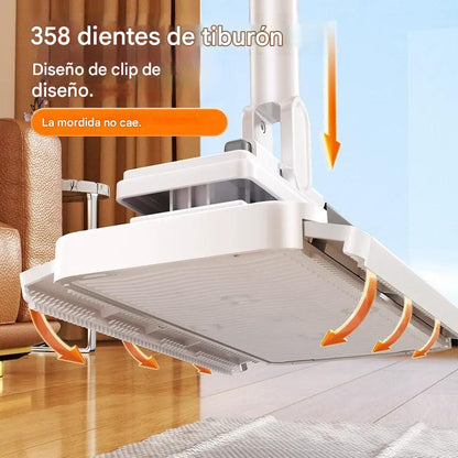 【4 darabos szett】💦 Multifunkciós felmosó klipes kendővel, új háztartási felmosó, amelyhez nem kell kézi mosás.