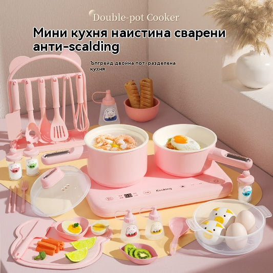 🔥 ¡50% DE DESCUENTO! 🎁 Set de cocina para mini cocina para niños de verdad 🍳✨