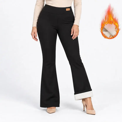 🔥 Tus pantalones de corte recto con forro de borreguillo: ¡calidez y estilo en una sola prenda!