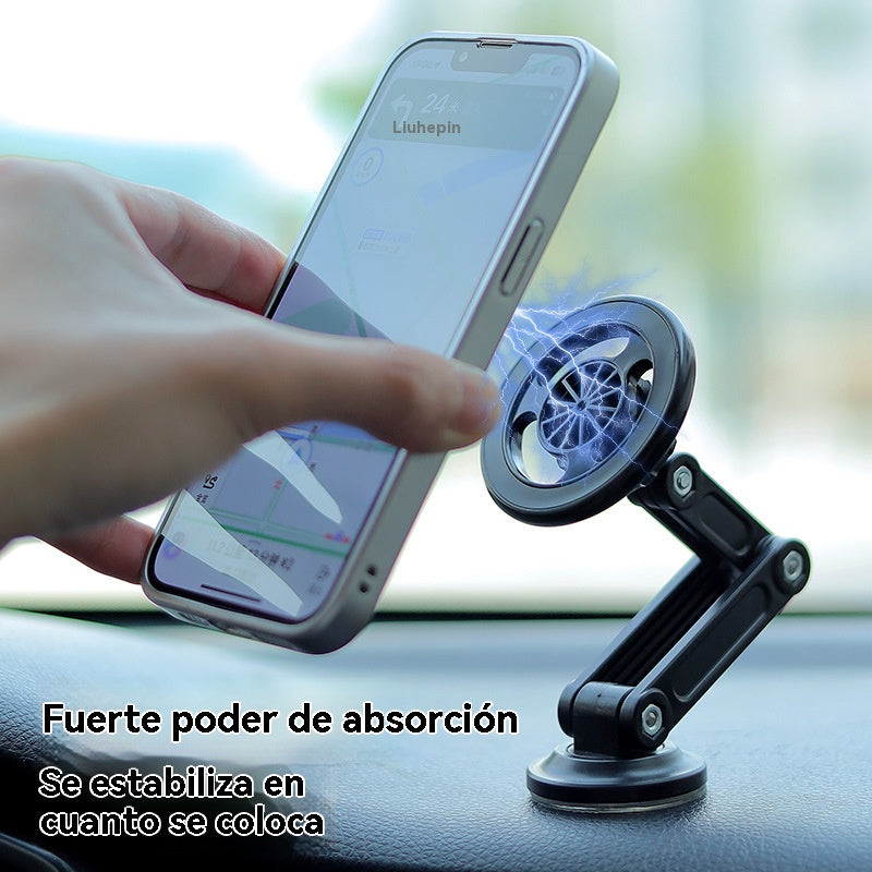 🔥🔥Soporte magnético plegable para teléfono de coche, rotación de 360 grados, navegación para automóvil.