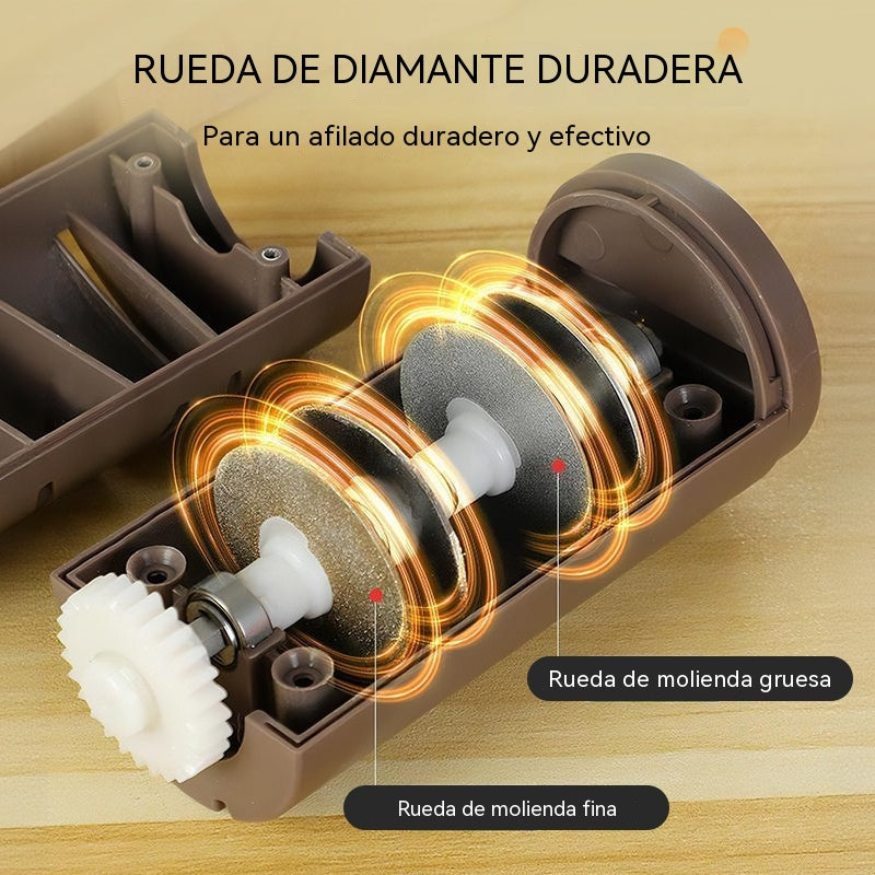 ⏳ ¡40% de descuento! 🔪Afilador automático de cuchillos de cocina✨