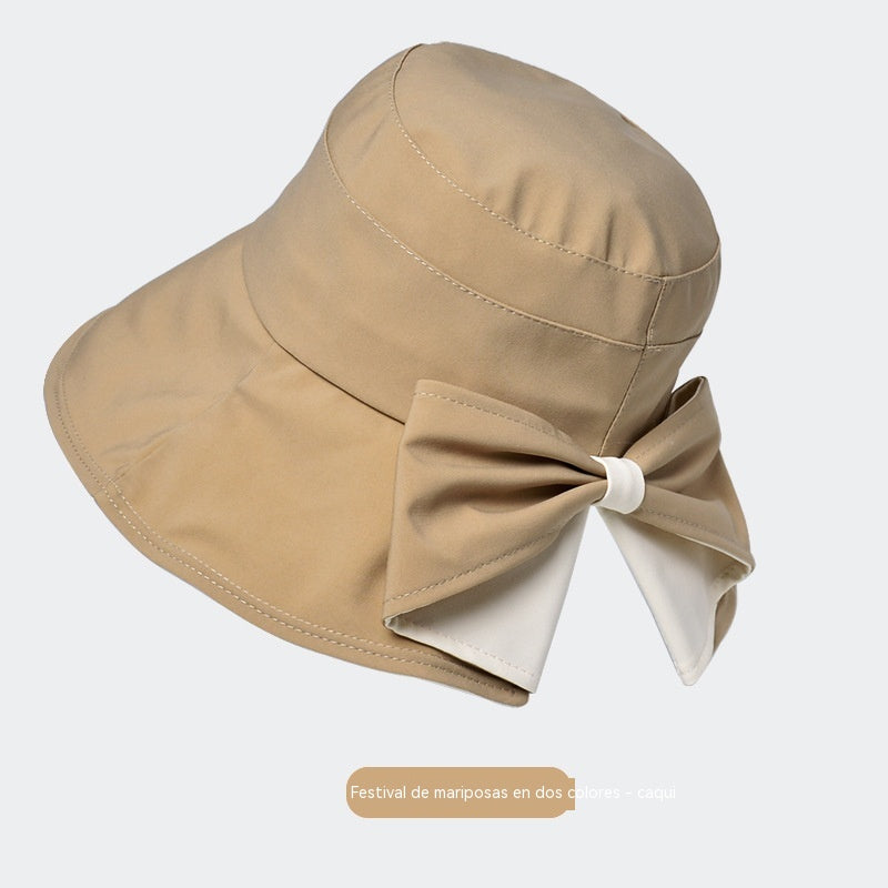 🎀🎀 50% de descuento 👒 | Gorro retro con lazo: plegable y transpirable, un básico para el verano.