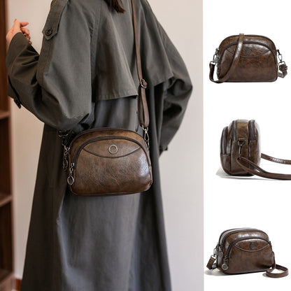 👜 Nová mäkká kožená crossbody kabelka, veľká kapacita, viacvrstvový dizajn, moderný retro štýl.