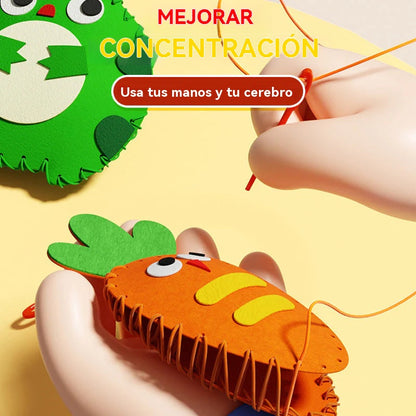 🧵🎁【Novedades 2026 - 50% de descuento】Kit de costura hecho a mano DIY interesante para niños