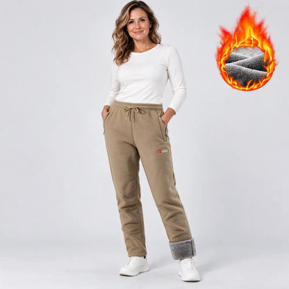 【XS-3XL】Cómodos pantalones deportivos casuales para la temporada otoño/invierno 2026 – con aislamiento y forro polar