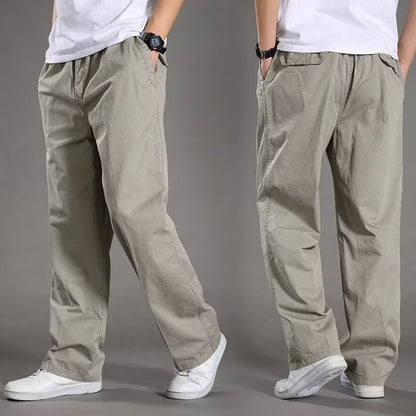 😎👖【Špeciálna ponuka🔥】Pánske ležérne cargo nohavice pre väčšie veľkosti - voľné a pohodlné