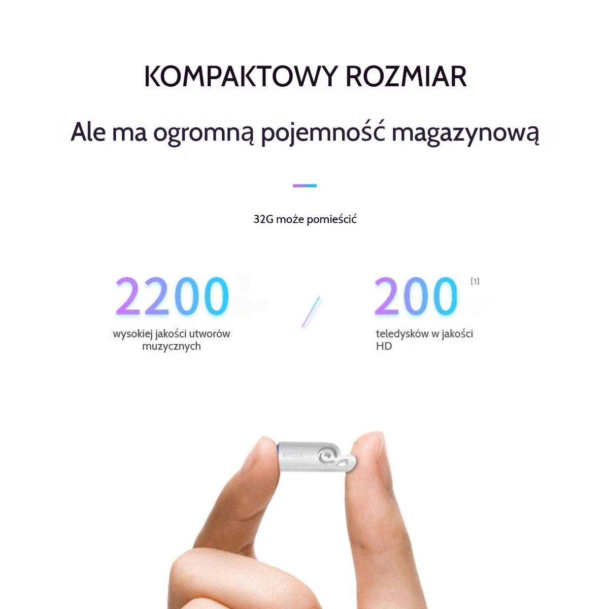 🚗🔥【32 GB】🎵 Uniwersalna pamięć USB do muzyki w samochodzie wysokiej jakości【Zawiera 2200 popularnych piosenek + 200 filmów】