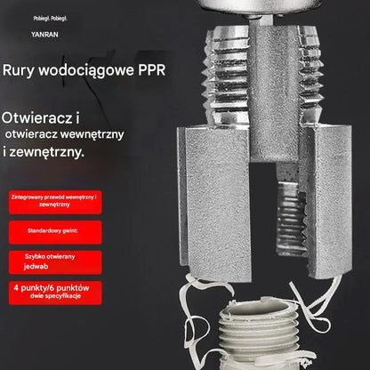 🔩 🔥Zintegrowane wiertło do montażu rur PPR: łatwe w użyciu i bez spawania! \[Zestaw dwóch sztuk: pasuje do rur o średnicy 1/2 cala i 3/4 cala\]