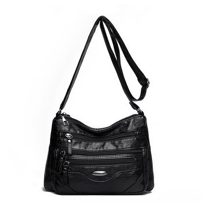 👜 💟Nuevo bolso de hombro de piel suave con múltiples compartimentos, elegante y con estilo.
