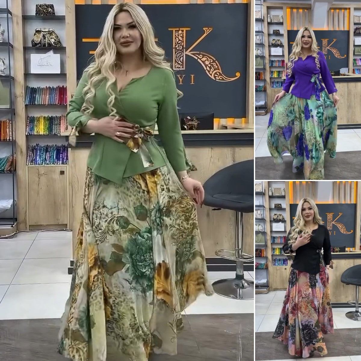 💥【S-5XL】Novi dolazak iz 2026. -👗😍 Ljetna elegantna i moderna haljina za rotiranje - 50% popusta