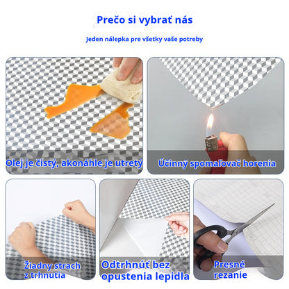 【Šířka 60 cm * Délka 3 m】💦Samolepící kuchyňská tapeta, voděodolné a voděodolné kuchyňské nálepky