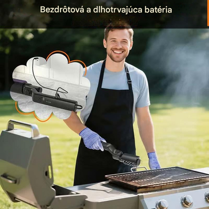 📢📢Elektrický čistič grilov – Rýchlo odstraňuje mastnotu a nečistoty!