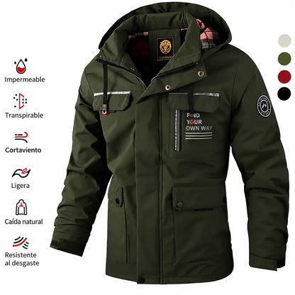 🔥💥 【M-6XL】 Nueva chaqueta para hombre, cálida, cortavientos e impermeable, para otoño/invierno 2026