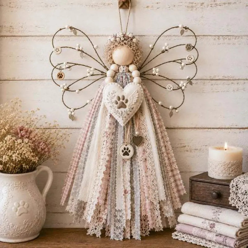 🔥ÚLTIMO DÍA 50% DE DESCUENTO - Kit DIY para colgar tela de ángel - Cose una pequeña bendición que perdurará para siempre