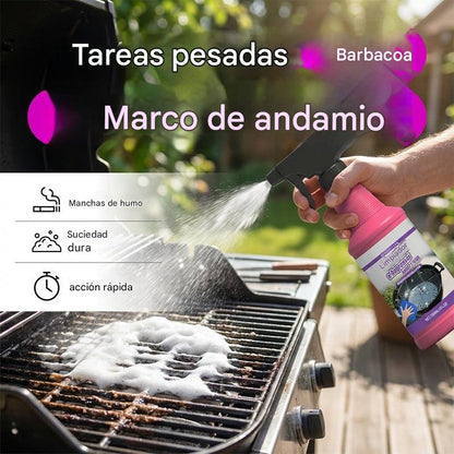🍖【3 botellas】Limpiador para parrillas y sartenes, ideal para eliminar manchas de grasa y alimentos quemados