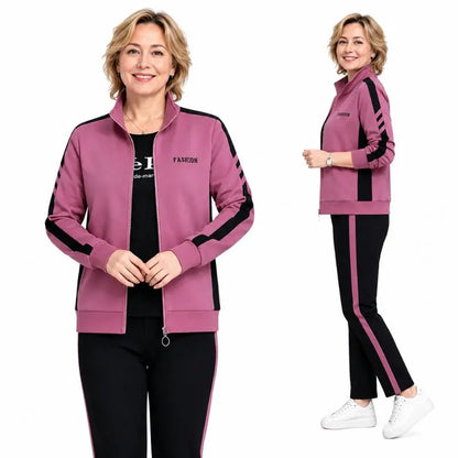 🔥【50% zľava】🔥【M-5XL】【Bunda + nohavice】😍 Nová jesenná sada ležérneho športového oblečenia, plus size