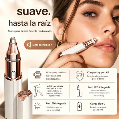 🎁 Modelo 2026 – 50% de descuento💥💗 Dispositivo 2 en 1 para depilación facial y diseño de cejas