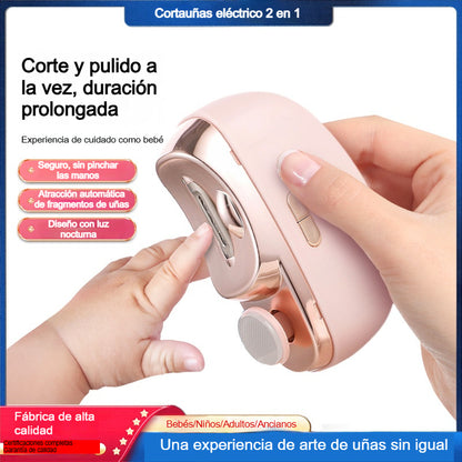 💅 ✨ ¡Nueva versión 2025! Lima de uñas automática – cuidado de uñas seguro y suave 👶🔧