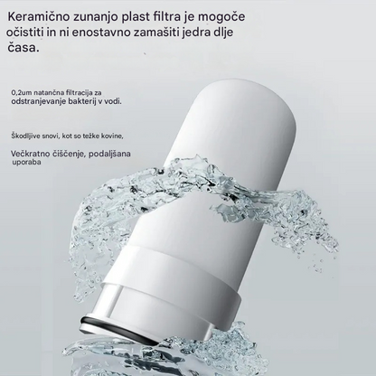 🚰💧Čistilec vode iz pipe (z adapterjem) - Enostavna namestitev, učinkovito odstranjuje klor in nečistoče ter vam omogoča, da uživate v čistejši pitni vodi🏠📦