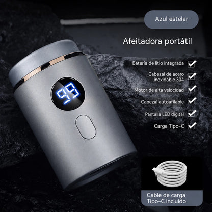 🔥Oferta estrella: 50 % de descuento🔥 Potente mini afeitadora eléctrica para hombre con pantalla digital