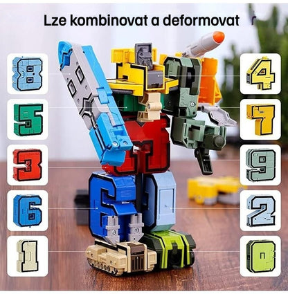 🤖🧩🔥【Bestseller】Časově omezená nabídka 🧒 Digitální transformující se robot pro děti