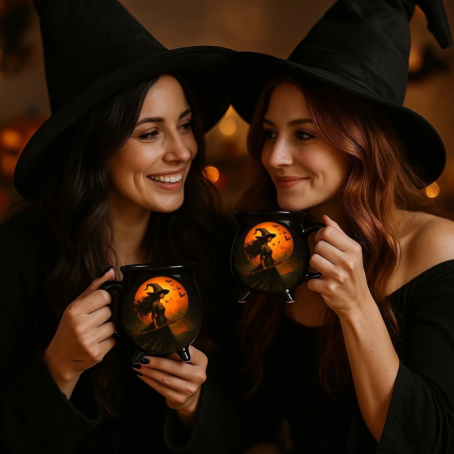 🧙‍♀️🎃 Taza en forma de caldero de bruja: ¡Diseño único y creativo para tu café más mágico!