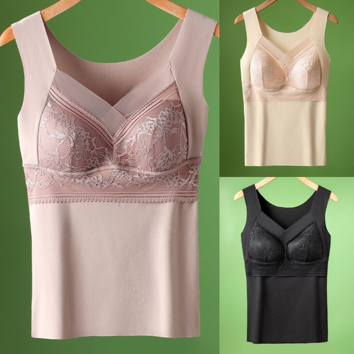 [Kúp 1 a získaj 2 zadarmo] [40 – 100 kg] Jesenná/zimná čipkovaná podprsenka s otvoreným chrbtom, zdvíha a zabraňuje ovisnutiu ✅